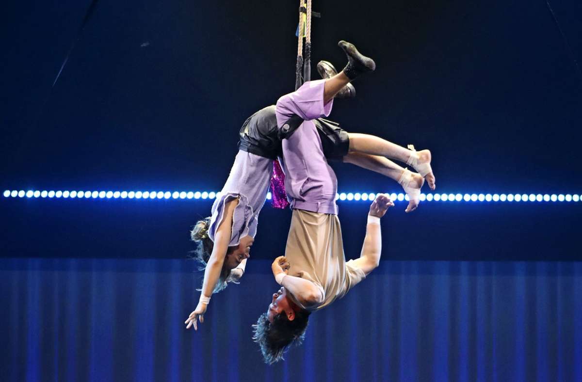 Akrobatik vom Feinsten erwartet die Zuschauer beim Young Stage Festival in Basel, das heute beginnt. Foto: Rolf Rombach
