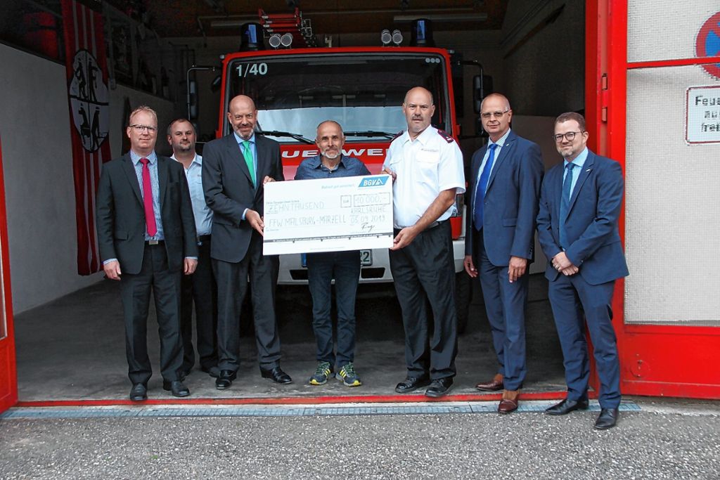 Malsburg-Marzell: 10 000 Euro für Feuerwehr