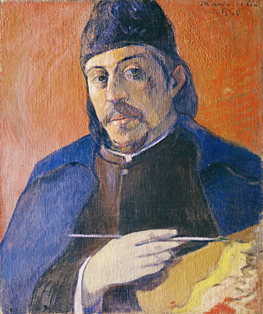 Paul Gauguin, Selbstbildnis mit Palette, Öl auf Leinwand  Foto: zVg Foto: Die Oberbadische