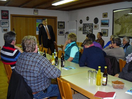Bürgermeisterkandidat Braun besuchte die Steinener Ortsteile. Foto: zVg Foto: Markgräfler Tagblatt