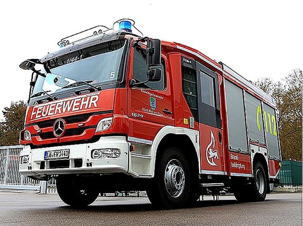 Lörrach: Feuerwehreinsatz nach Funkenflug
