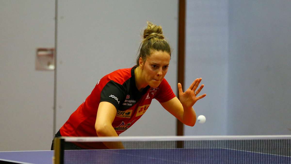Polina Dobreva holte für den ESV zwei Einzelsieg. Trotzdem unterlag die Mannschaft im Bundesligaduell dem TSV Schwabhausen mit 4:6.Fotos (2): Michael Hundt