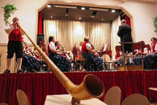 Ein breites Repertoire bot die Hebelmusik beim Konzert am Samstagabend.  
Fotos: Anja Bertsch Foto: Markgräfler Tagblatt