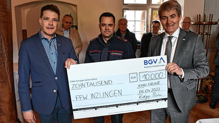 Inzlingen: 10 000 Euro für die Feuerwehr