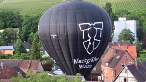 Flugabenteuer: Ballon landet mitten in Müllheim