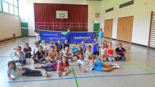 Nicole Grether besuchte die Drittklässler der Grundschule Langenau. Foto: zVg