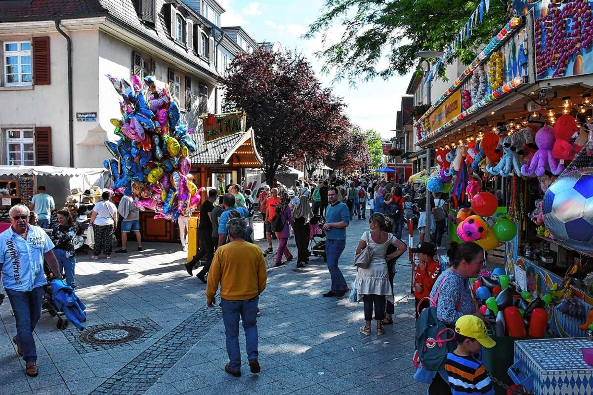 Bei den „Märkten“ ist in der Rheinfelder Innenstadt wieder einiges geboten. Foto: Heinz Vollmar