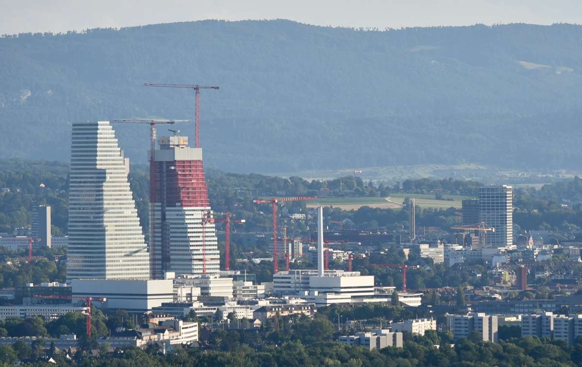 Basel: Roche-Turmbau schreitet voran