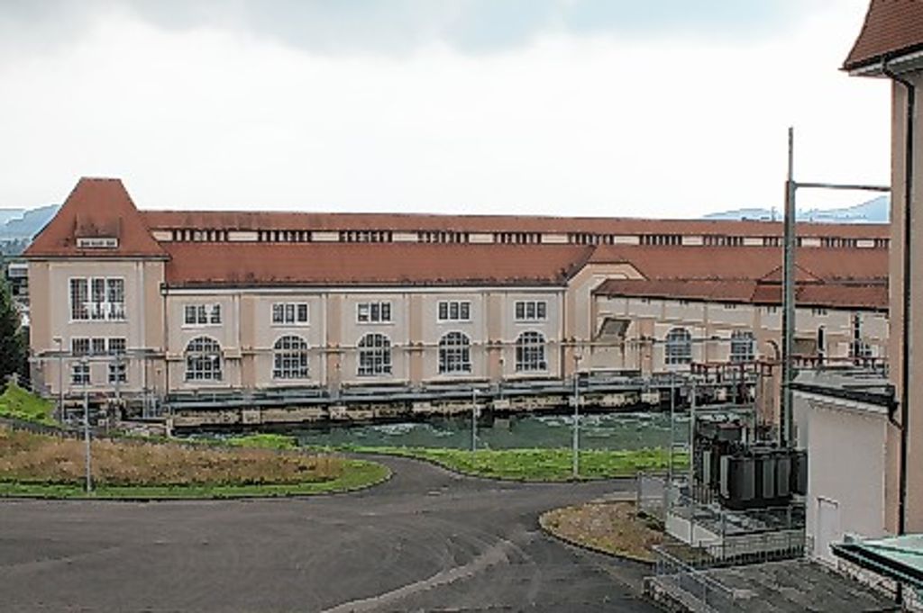 Die „P2G“-Anlage wird neben dem Kraftwerk Wyhlen errichtet. Foto: Tim Nagengast Foto: Die Oberbadische