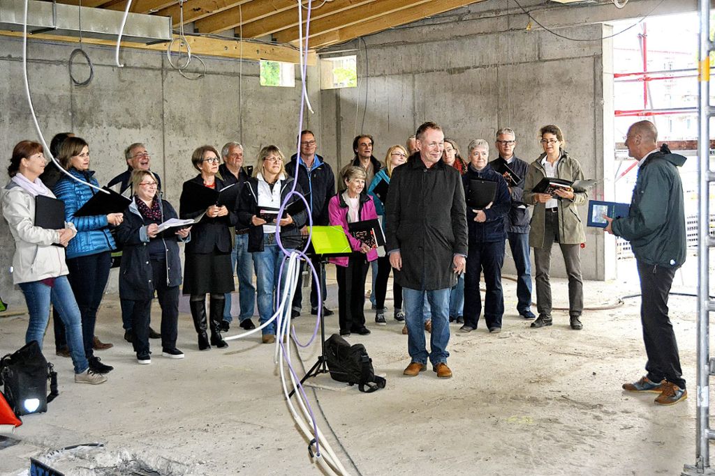 Weil am Rhein: Baustelle mit Musik erfüllt