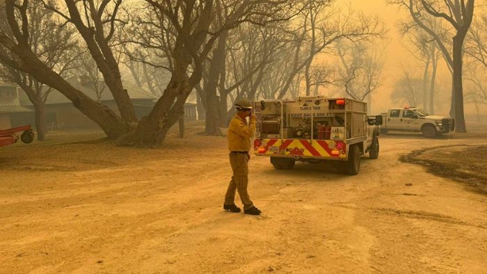 Notfälle: Mehrere Waldbrände wüten in Texas