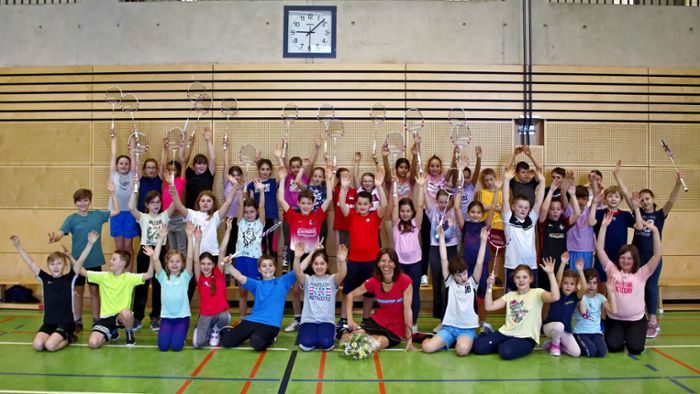 Bad Bellingen: Badmintonprojekt mit Nicole Grether