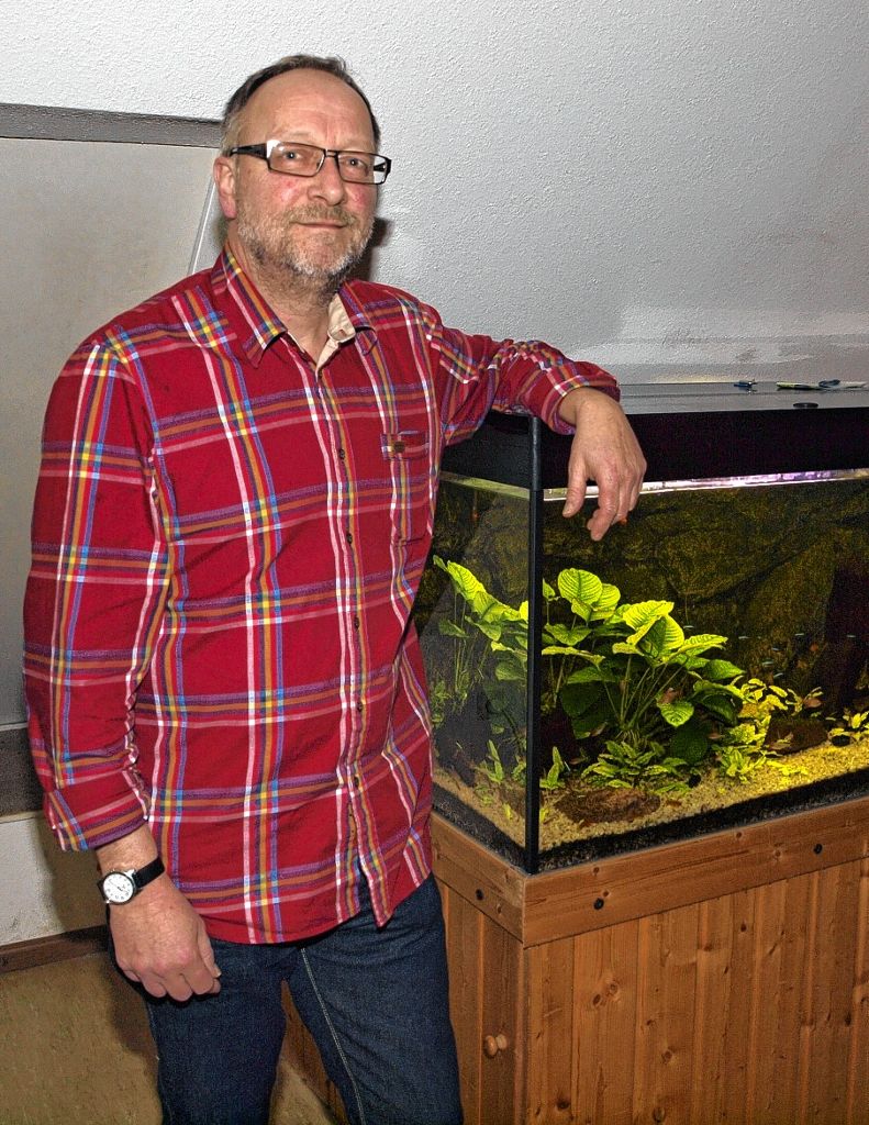 Andreas Wagner wurde in seinem Amt als Vorsitzender des Aquarianer-Teams Inzlingen  bestätigt.  Foto: Manfred Herbertz Foto: Die Oberbadische