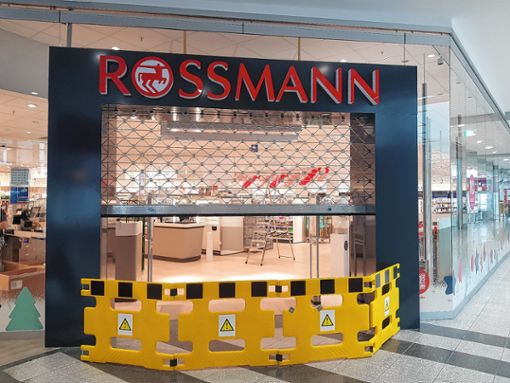 Die Rossmann-Filiale wird heute eröffnet. Foto: Marco Fraune