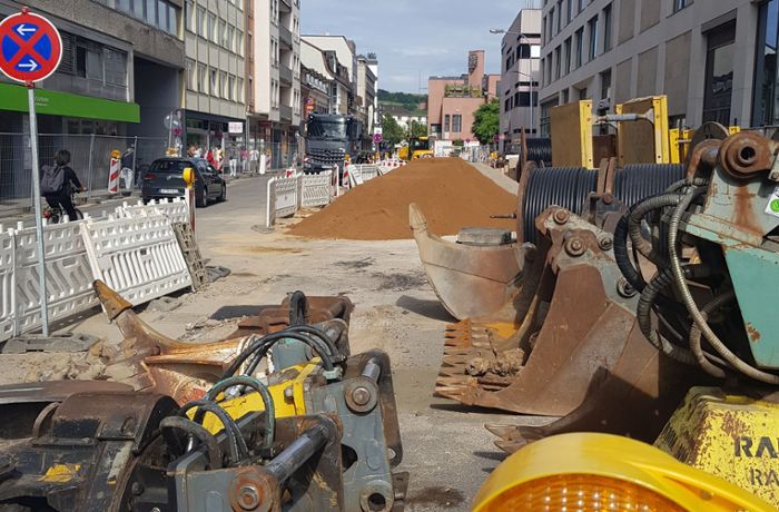 Lörrach: Fußgängerzone: Palmstraßen-Aufwertung ist ein echter Kraftakt
