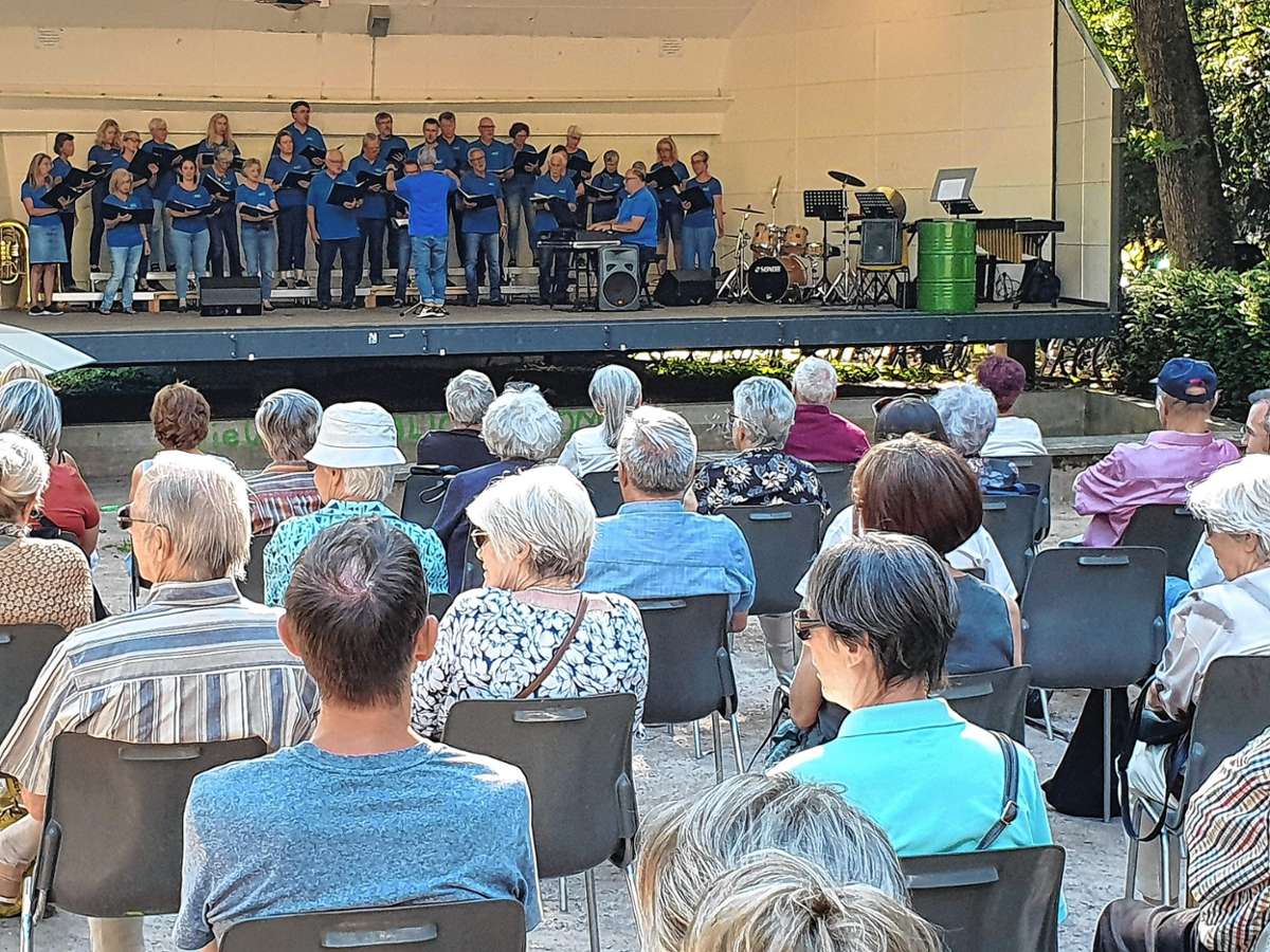 Lörrach: Stimmen und Töne erklingen im Rosenfelspark vor viel Publikum