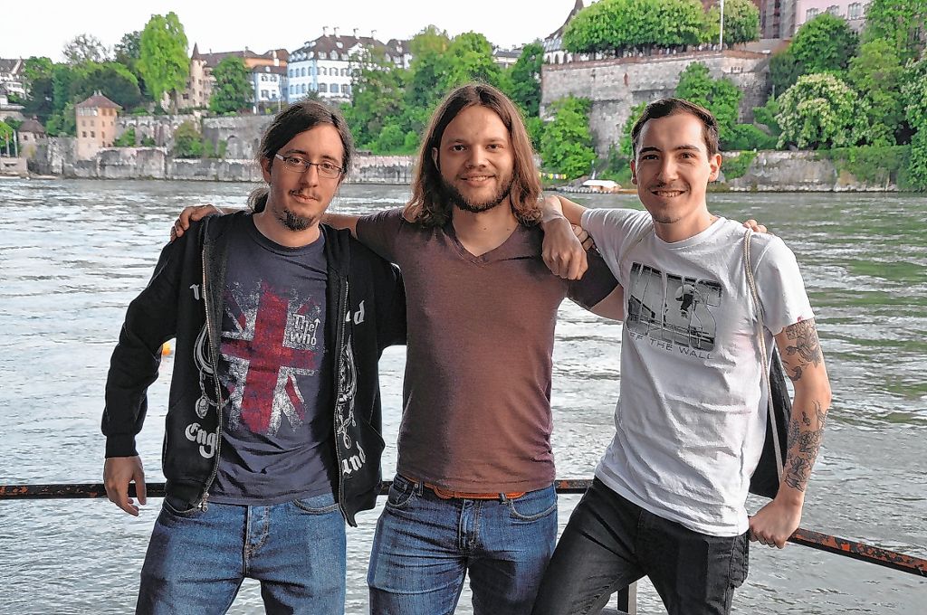 Die Basler Rockband „The Möles“ spielt derzeit ihr zweites Album „Out of Control“ ein. Foto: Heiko Trefzger Foto: Die Oberbadische