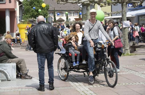 Das Rad-Festival lockte unzählige interessierte Gäste aus der Region in die  Innenstadt. Foto: Volker Münch