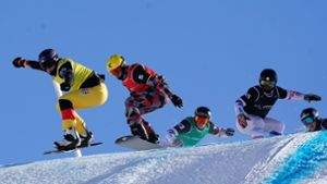 Snowboardcross: Mama kann es nicht glauben