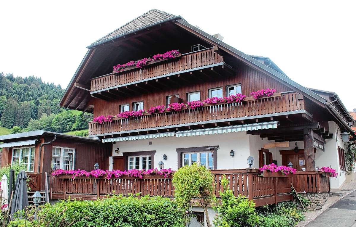 Eine gute Adresse ist laut Michelin und Varta im oberen Wiesental der Berggasthof „Schlüssel“ in Pfaffenberg. Foto: Ralph Lacher