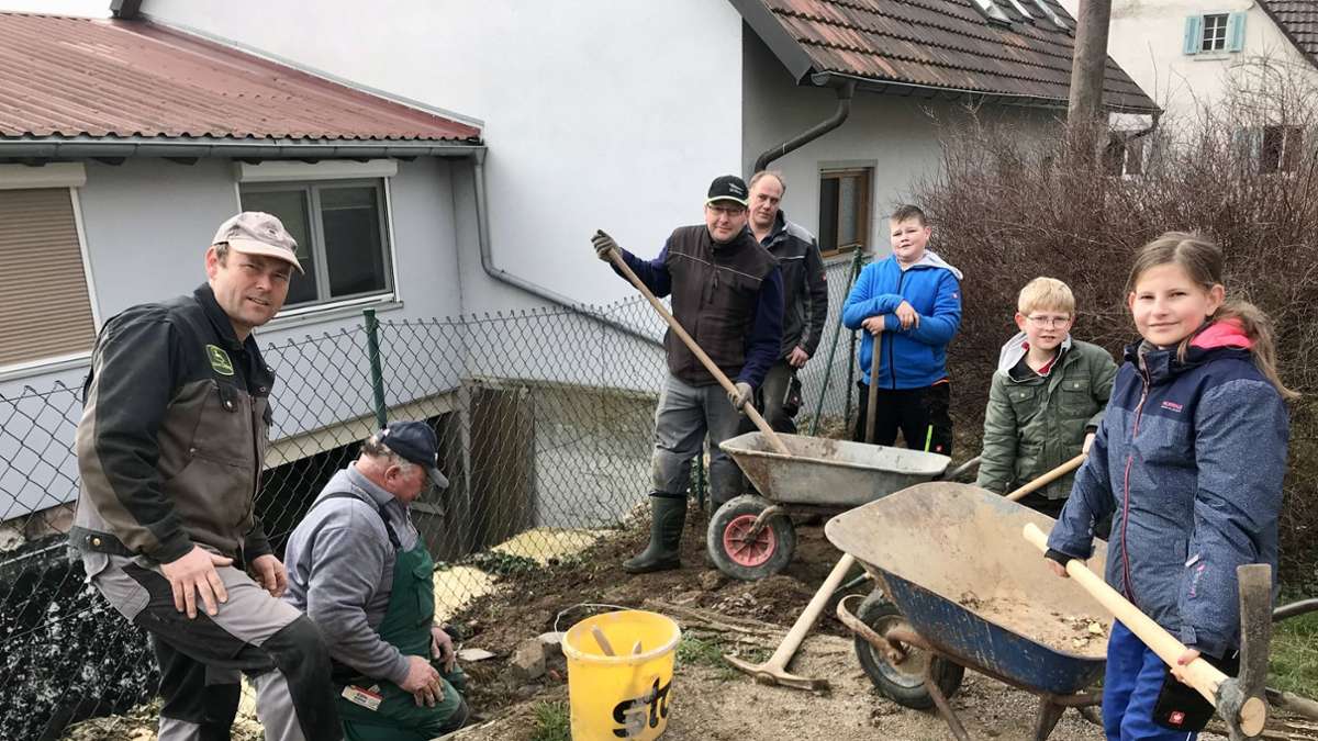 Kandern-Tannenkirch: Ortschaftsrat legt eine Drainage am Bouleplatz