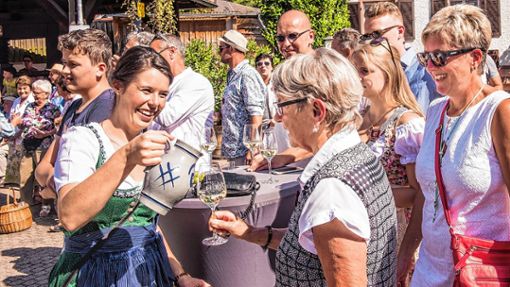 Beim Winzerfest in Auggen dreht sich am Wochenende wieder alles um den Wein. Foto: Anlicker