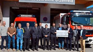 Feuerwehr Utzenfeld: Freude über 10 000 Euro