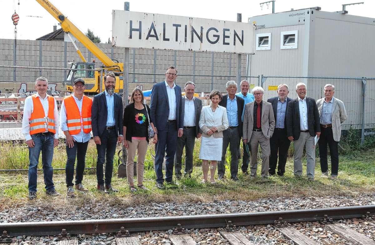 Haltingen soll für die Kandertalbahn nicht die Endstation bleiben. Dafür setzen sich seit mittlerweile 20 Jahren viele Menschen aus dem Kandertal und darüber hinaus ein. Foto: Alexandra Günzschel