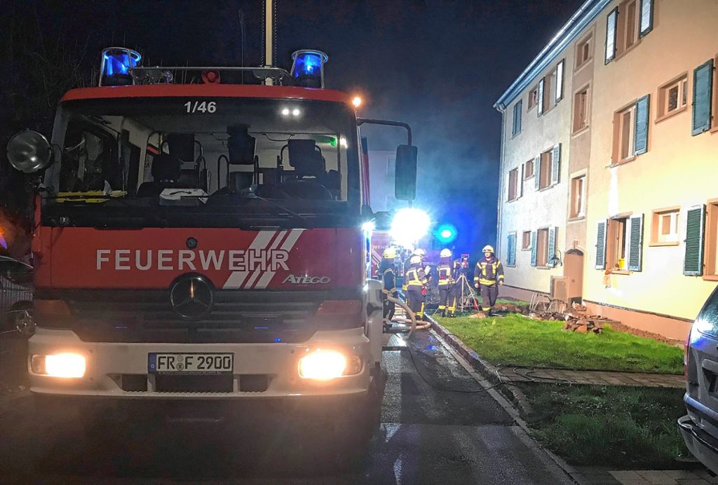 Neuenburg: Eine Person bei Brand verletzt