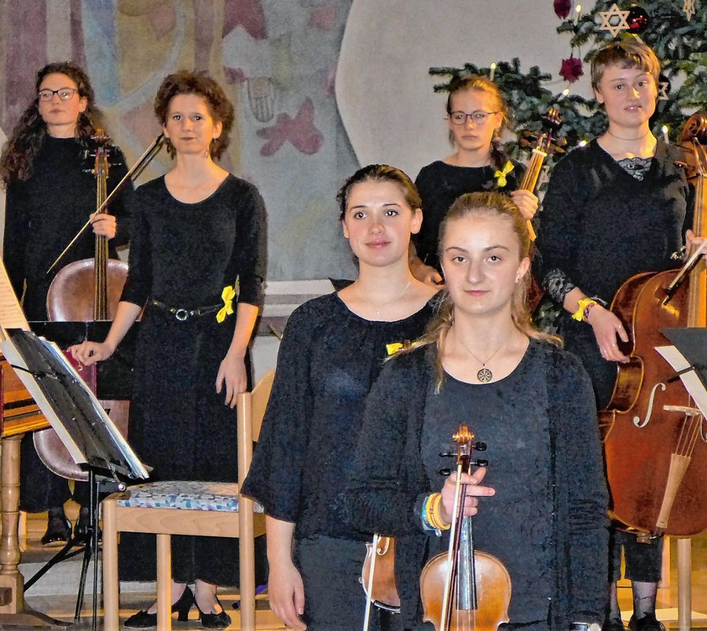Landesjugendbarockorchesters Baden-Württemberg begeisterte  mit seinem Konzert in St. Michael Grenzach.  Foto: Willi Vogl Foto: Die Oberbadische