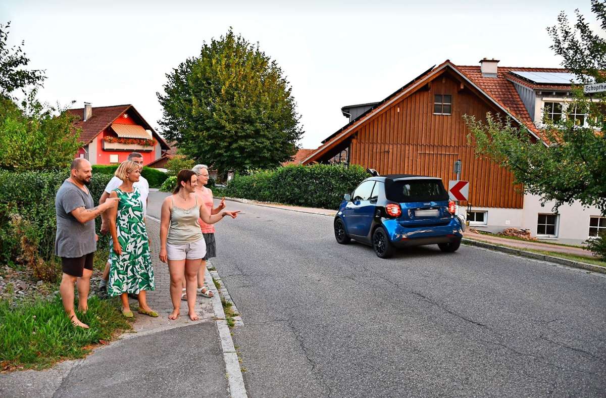 Schopfheimer Straße in Rheinfelden-Nordschwaben: Weniger Tempo gefordert