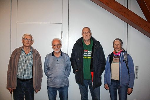 Bei der IG Velo gibt es ein Sprecherteam. Es besteht aus (von links) Harald Schöne (Gresgen), Volker Zimmermann, Hartmut Schmidt (Gersbach) und Claudia Foljanty (Schopfheim). Foto: Christoph Schennen