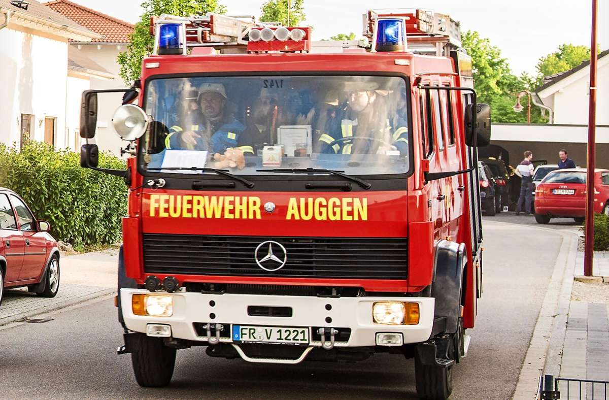 Das aktuelle Einsatzfahrzeug der Feuerwehr Auggen ist mehr als ein Vierteljahrhundert alt und soll ersetzt werden. Foto: Alexander Anlicker
