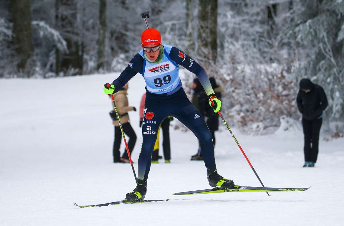 Biathlon Junioren-EM: Starker EM-Auftakt für Fabian Kaskel