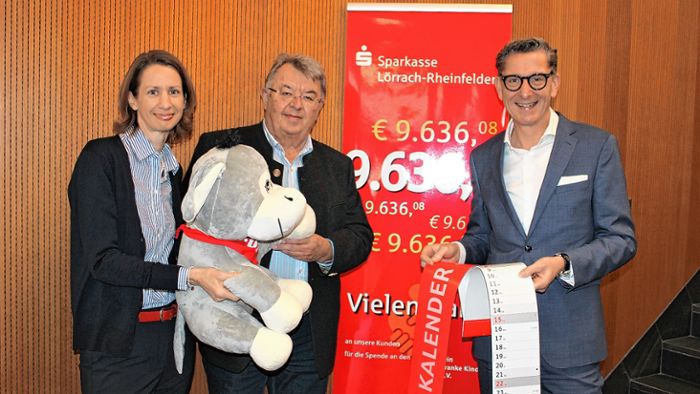 Lörrach: 9636 Euro für krebskranke Kinder