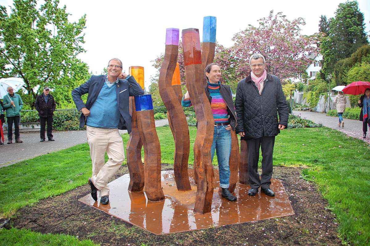 Rheinfelden: Eine Skulptur zum 100. Geburtstag