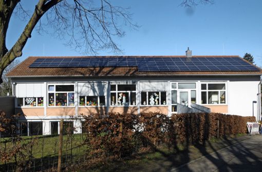 Die Rümminger Grundschule hat bereits eine Photovoltaikanlage auf dem Dach Foto: Regine Ounas-Kräusel