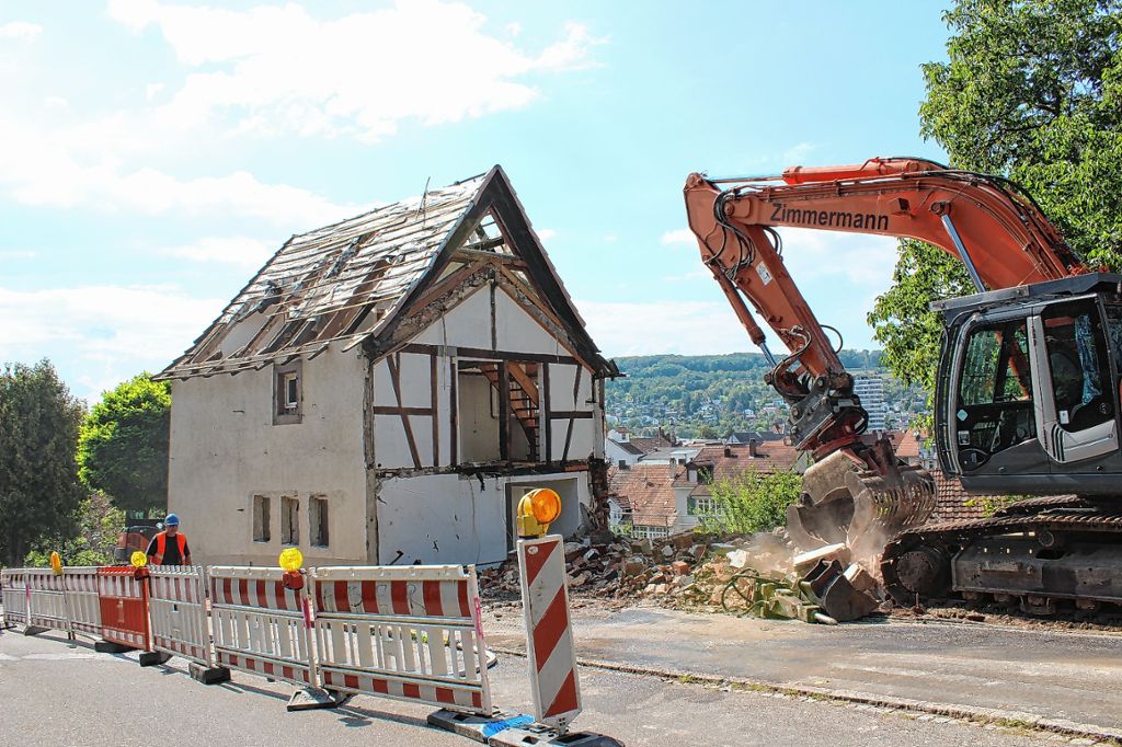Lörrach: Altes Haus am Hünerbergweg abgerissen