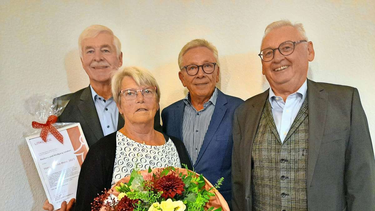 Flüchtlingshilfe in Zell: Hans-Fräulin-Preis für Wolfgang  und Barbara Lindner
