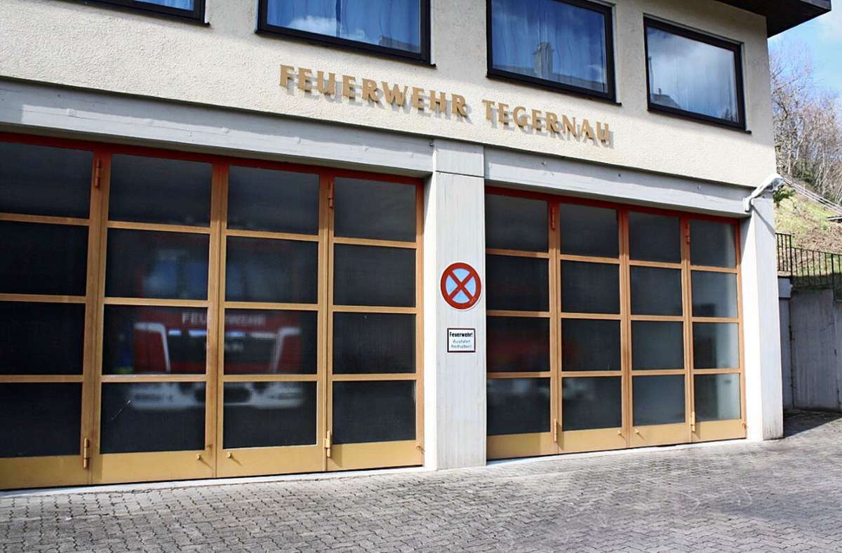 Die Feuerwehr Tegernau ist mit ihrem Altersdurchschnitt von 35 Jahren die jüngste der acht Abteilungen. Auf dem Foto sieht man ihr Feuerwehrhaus. Foto: Christoph Schennen/Christoph Schennen
