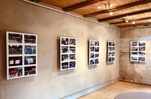 Im Vogtshaus, dem ältesten Haus Steinens, werden Fotos aus 40 Jahren Jumelage gezeigt. Foto: zVg/Förderkreis