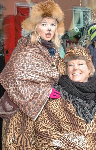 Zwei Tiger-Ladys Foto: Die Oberbadische