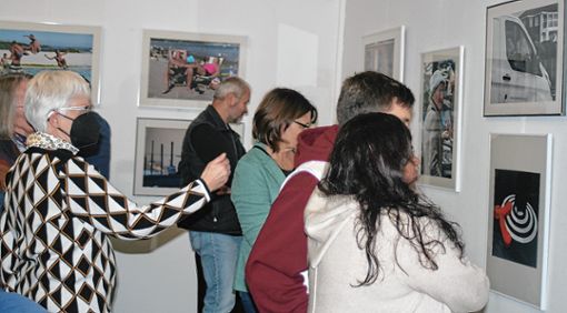 Gut besucht war die Fotoausstellung im Atelier 5 des Kesselhauses. Foto: Ines Bode