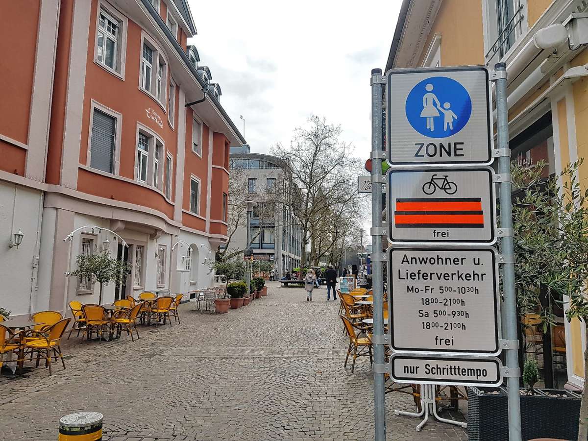 Lörrach: Radfahrverbot beschildert
