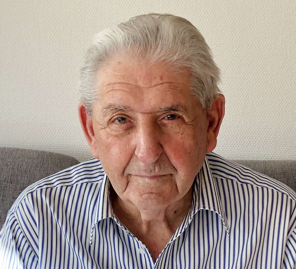 Der Inzlinger Alfred Reinle begeht heute seinen 90. Geburtstag                                                                                                                                                        Foto: Manfred Herbertz