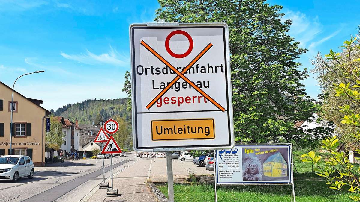 Wegen Bauarbeiten: Langenau: Kein Durchkommen