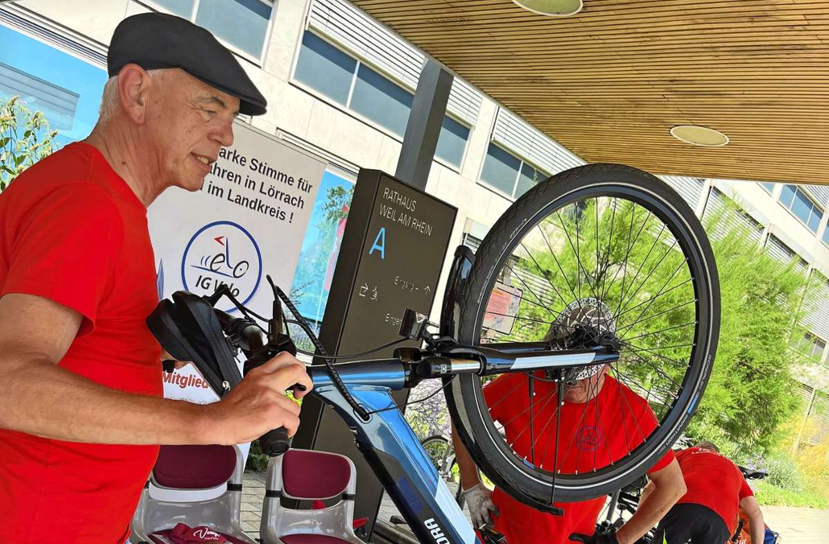 Weil am Rhein: Fahrräder in Augenschein genommen