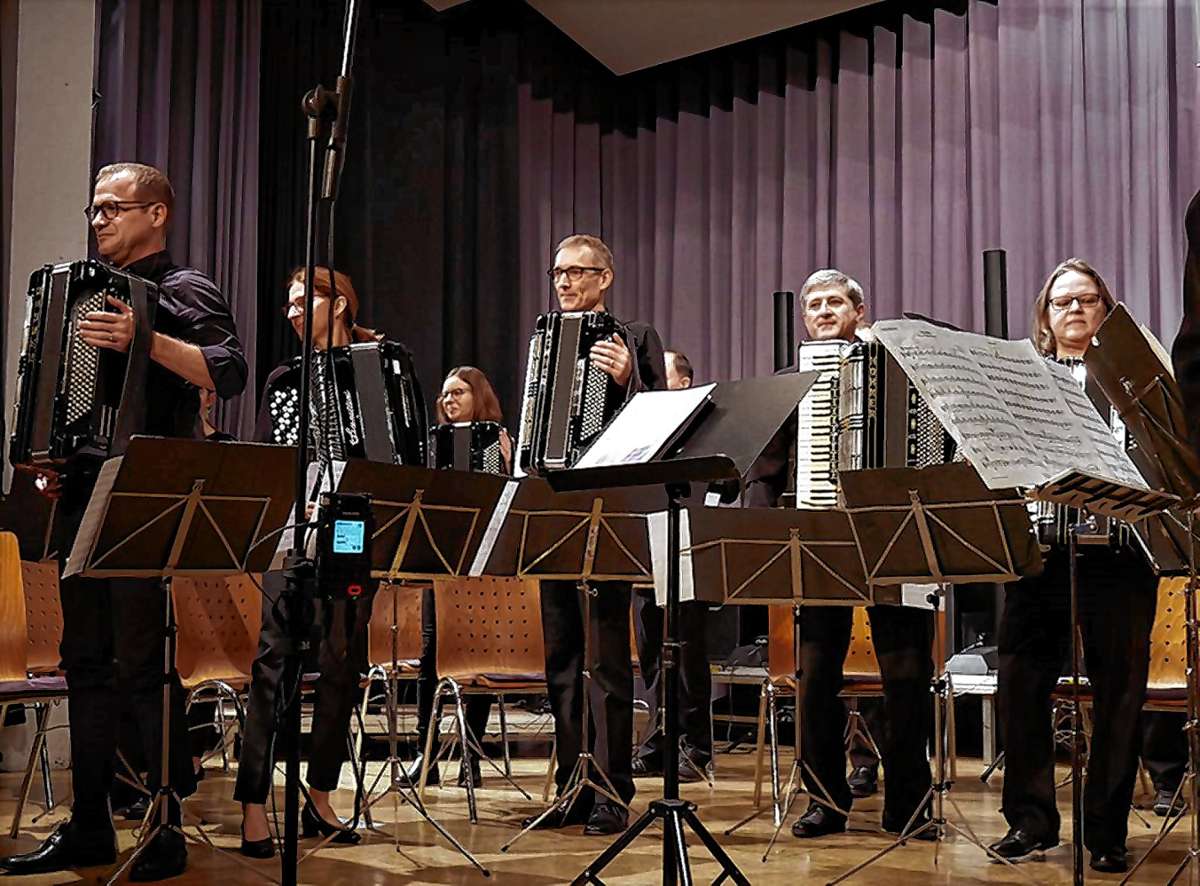 Das Doppelkonzert des Akkordeon-Orchesters Grenzach-Wyhlen fand vor vollem Haus statt. Foto: zVg/AO Grenzach-Wyhlen