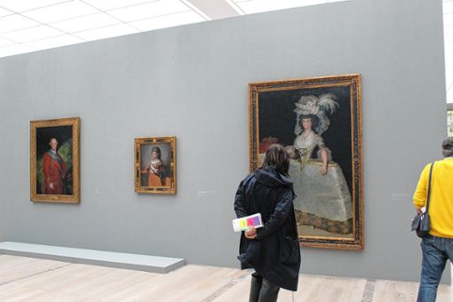 Blick in die Goya-Ausstellung Foto: Gabriele Hauger