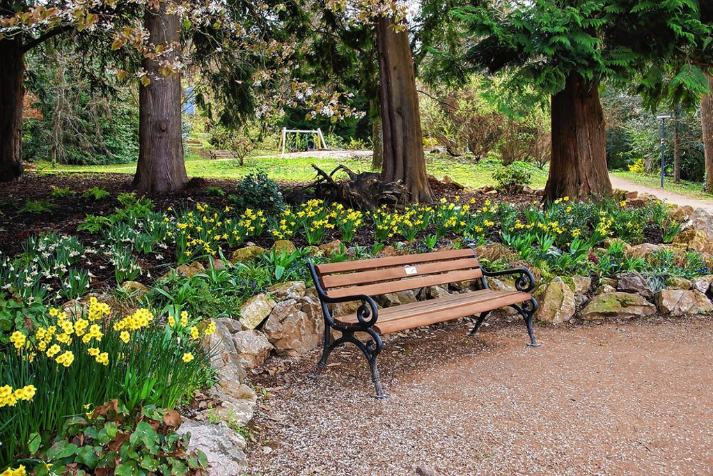 Badenweiler: Stiftung spendet 15 neue Parkbänke für den Kur- und Schlosspark